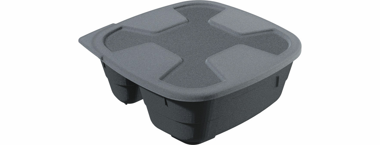 GoodBowl Twin 5er Set 0,40 l + 0,60 l / 185 x 185 x 76 mm anthrazit